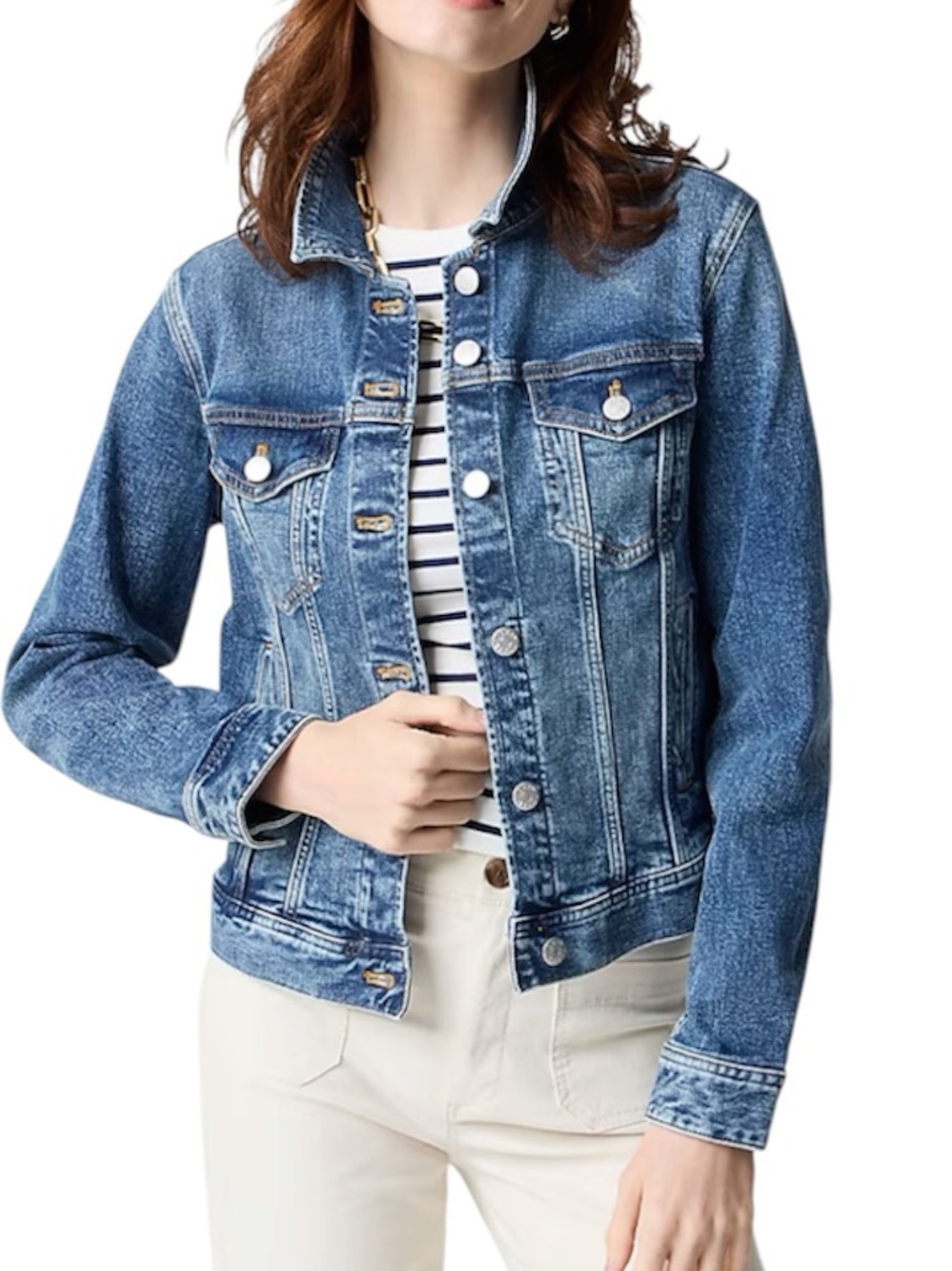 J Crew Classic Jean Jacket Size M